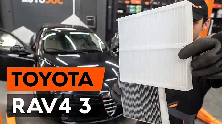 Как поменять салонный/салонный фильтр на TOYOTA RAV 4 3 (XA30) [УЧЕБНИК AUTODOC]