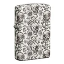 Зажигалка с покрытием Glow in the Dark Green, латунь/сталь, серая Zippo 49458 GS