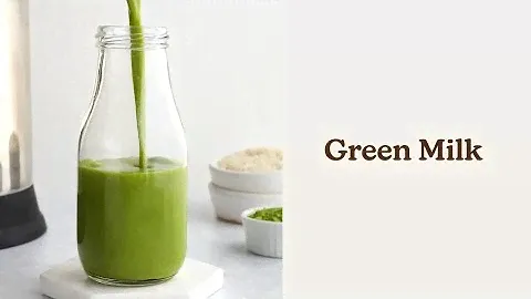 Green Milk I Almond Cow