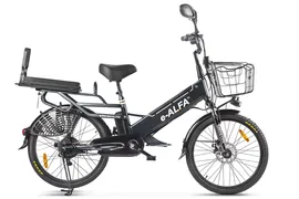 Велогибрид Green City e-ALFA GL Коричневый