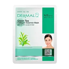 Тканевая маска Dermal Green Tea Collagen Essence Mask