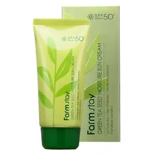 Farm Stay Green Tea Seed Moisture Sun Cream, 70гр