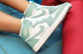 Кроссовки Nike Air Jordan 1 High Turbo Green